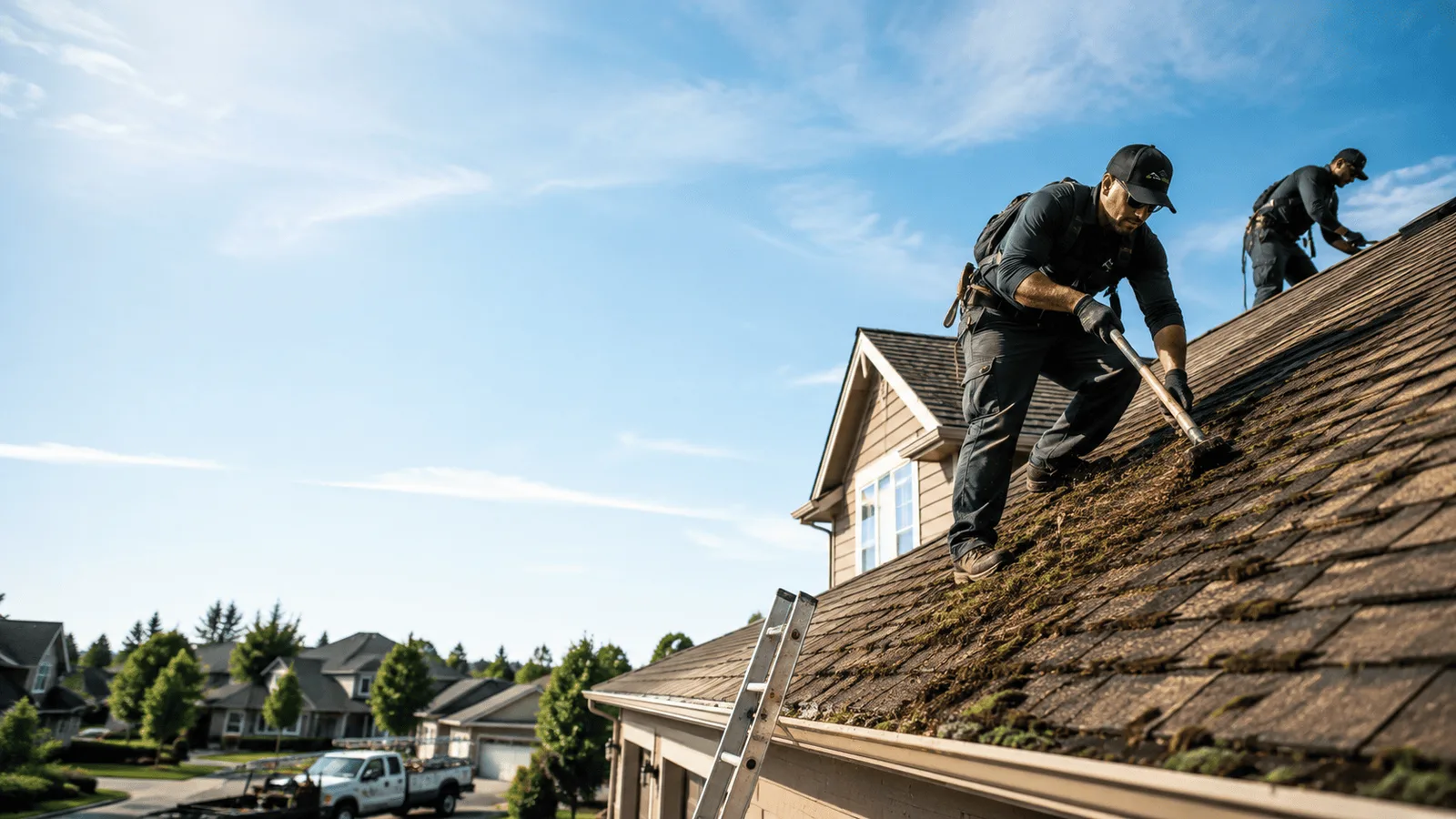 Roof Moss Removal in Goldonna, LA near me
